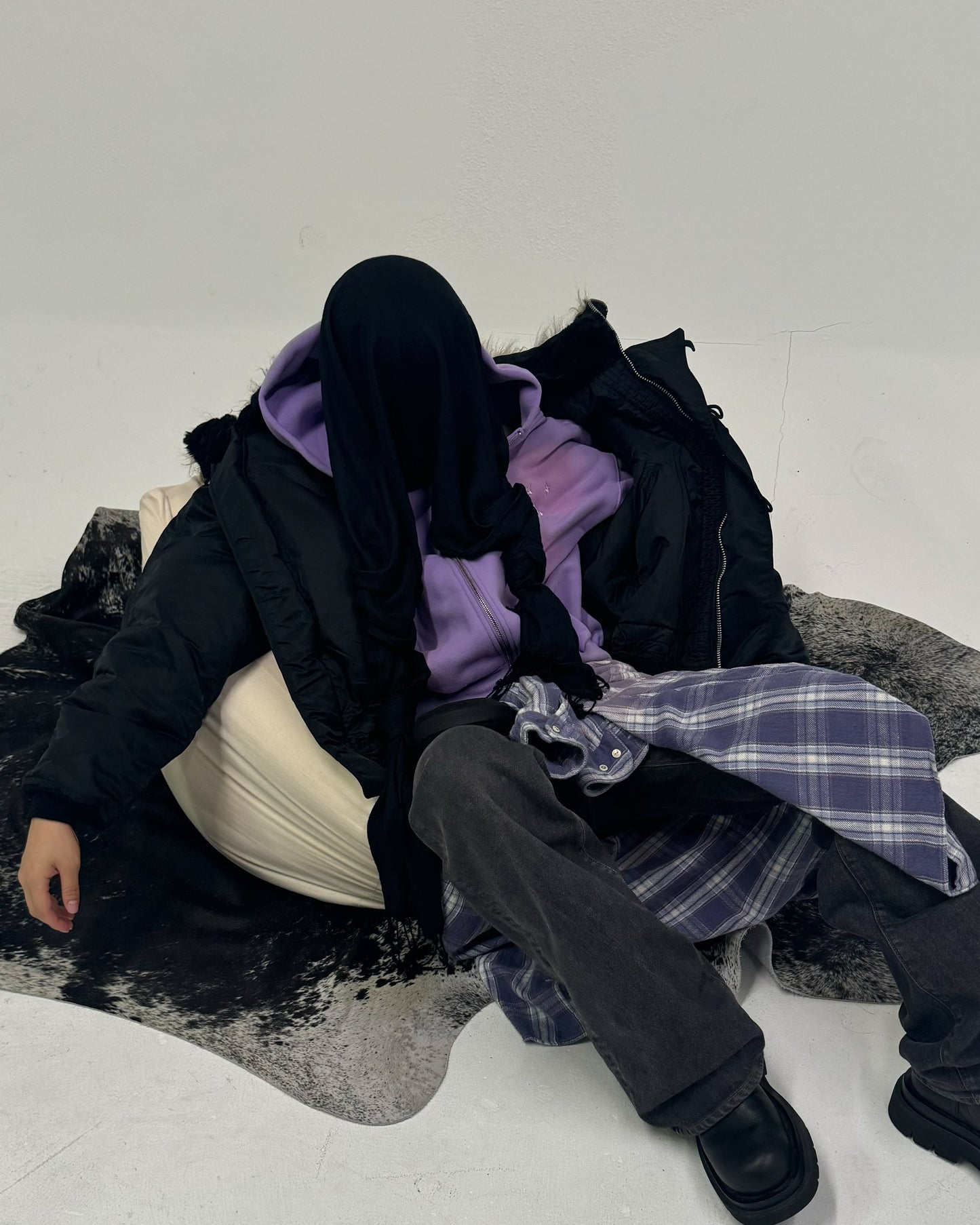 Sunfade Lavender Zip Up