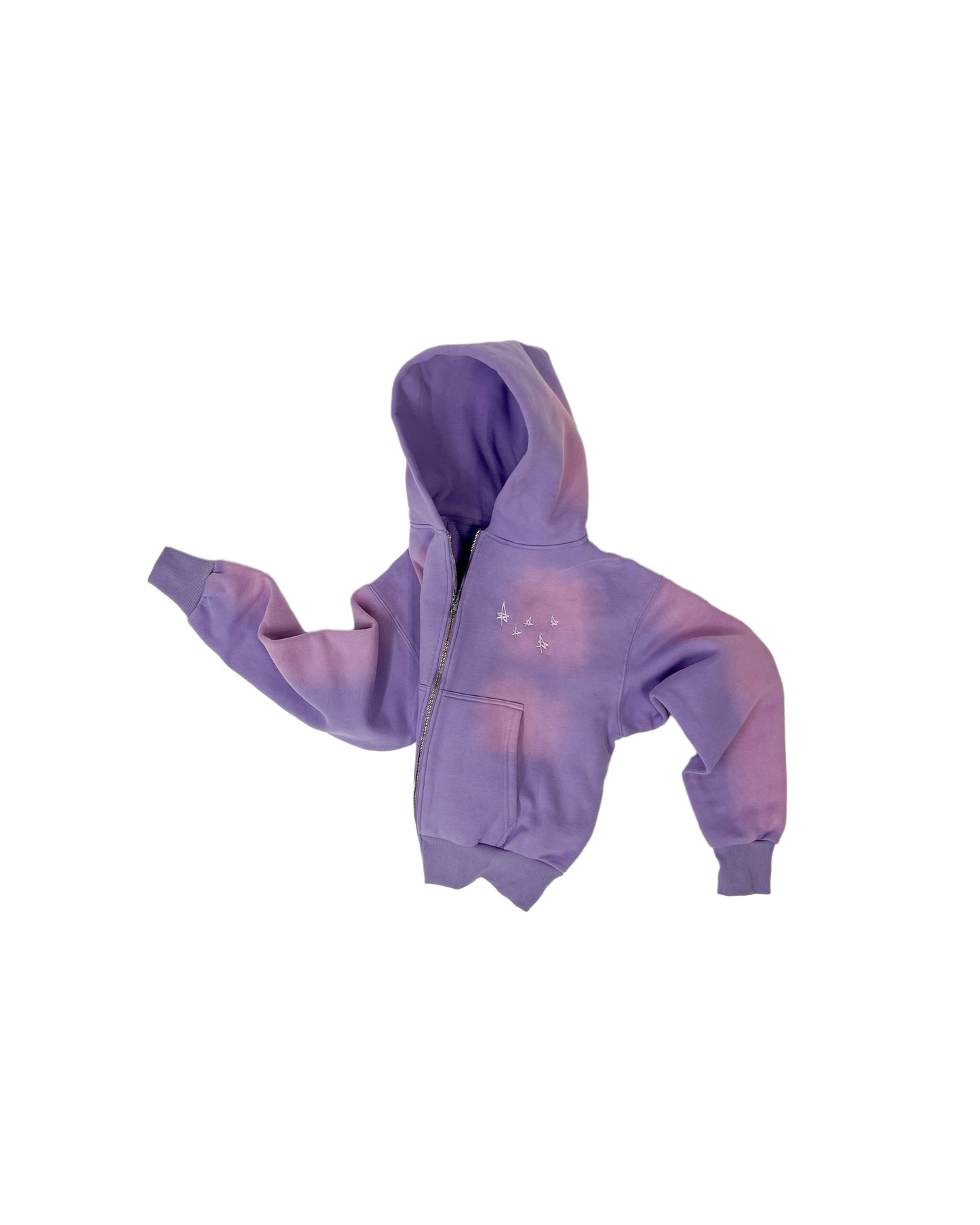 Sunfade Lavender Zip Up